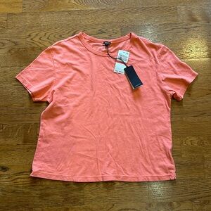 BNWT Monrow Tshirt “Georgia Peach” Color.  XS